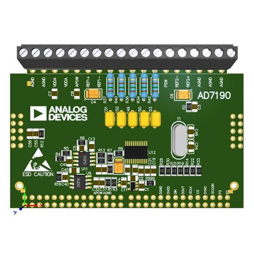 AD7190模块 数字称重 24位 高精度ADC模块 压力传感器 RTD PT100