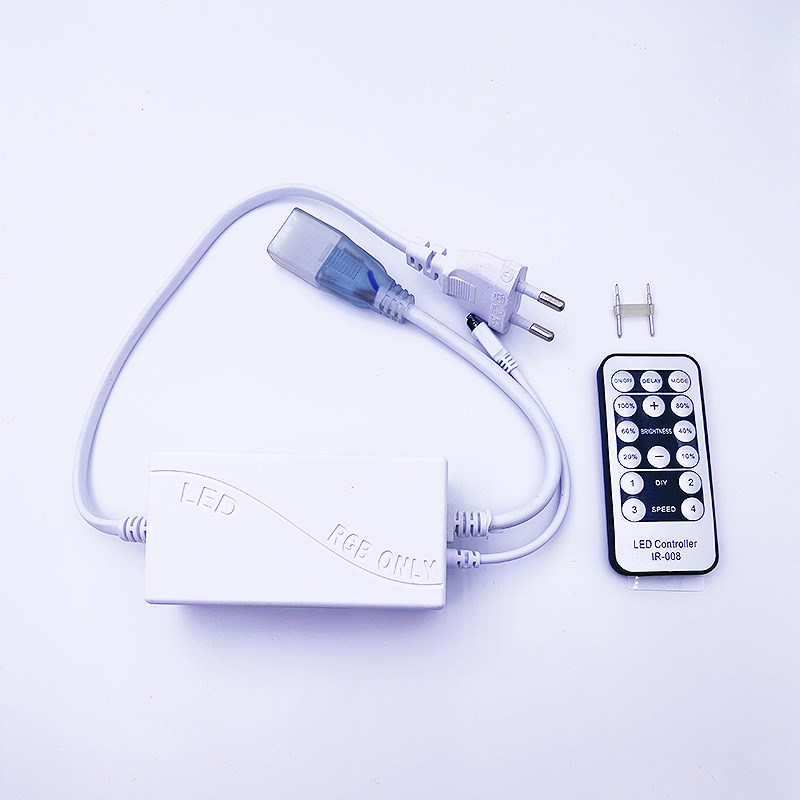 220V高压led灯带单色带遥控调光器