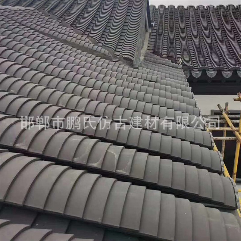 青瓦/小青瓦/灰瓦/古建瓦/仿古瓦/筒瓦/滴水/瓦片 小灰瓦青砖青瓦