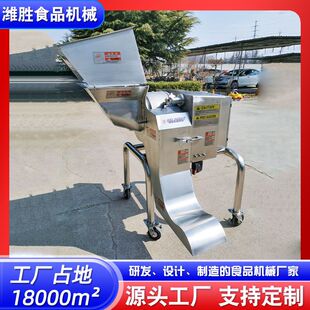 全自动三维果蔬切丁机 不锈钢三维切丁设备胡萝卜苹果切丁机器