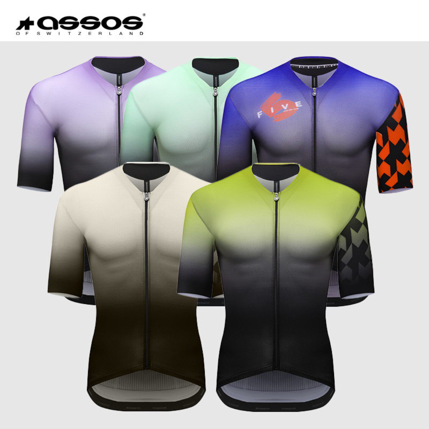 阿索斯ASSOS骑行服夏季男款速干透气自行车短袖Clubgear RS定制款