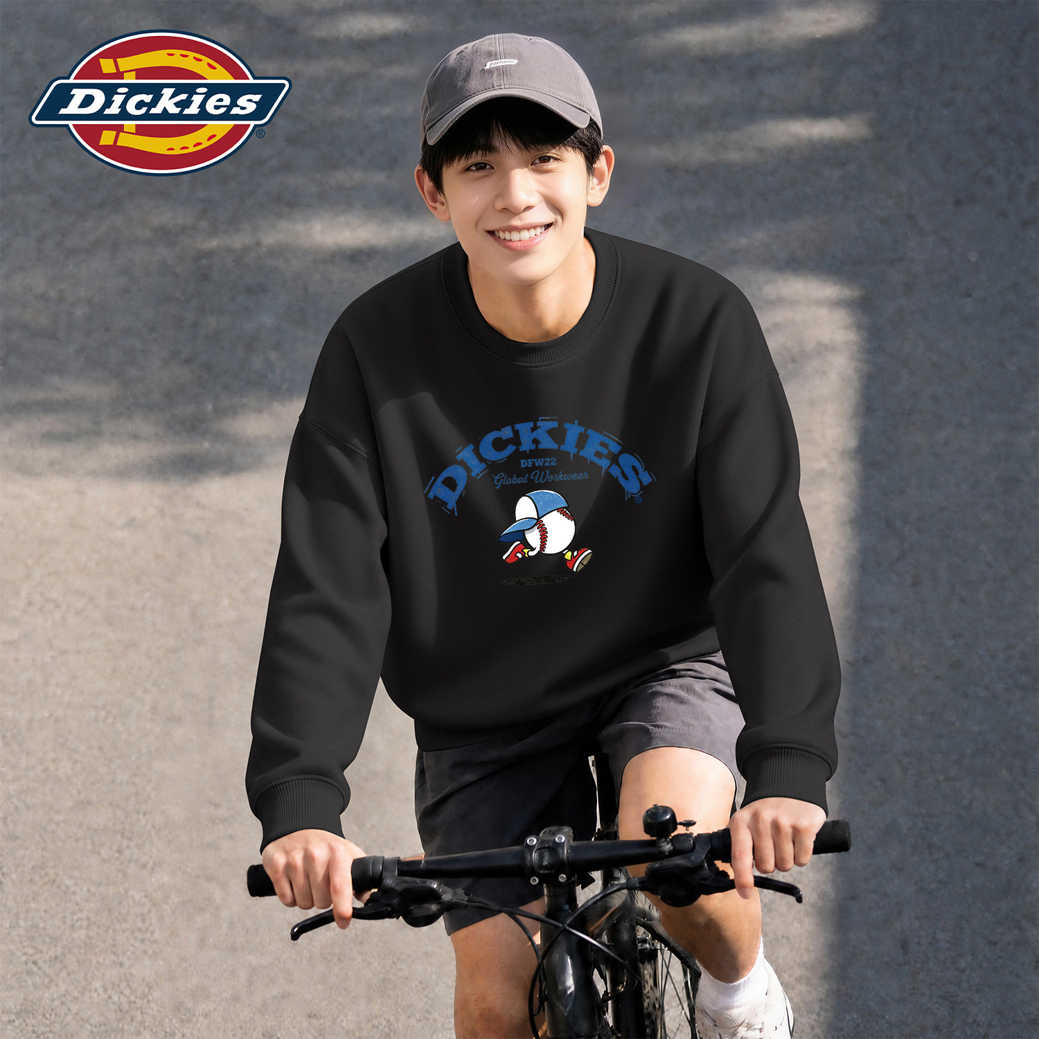 Dickies早秋青少年长袖休闲卫衣
