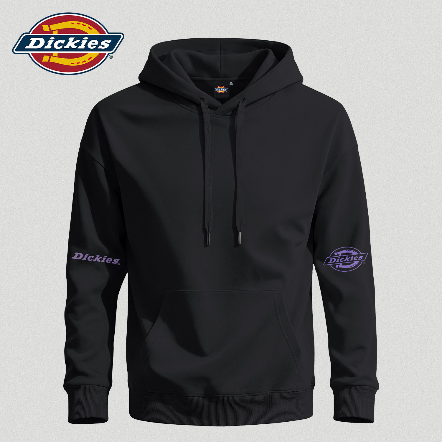 Dickies黑色涂鸦印花卫衣男款