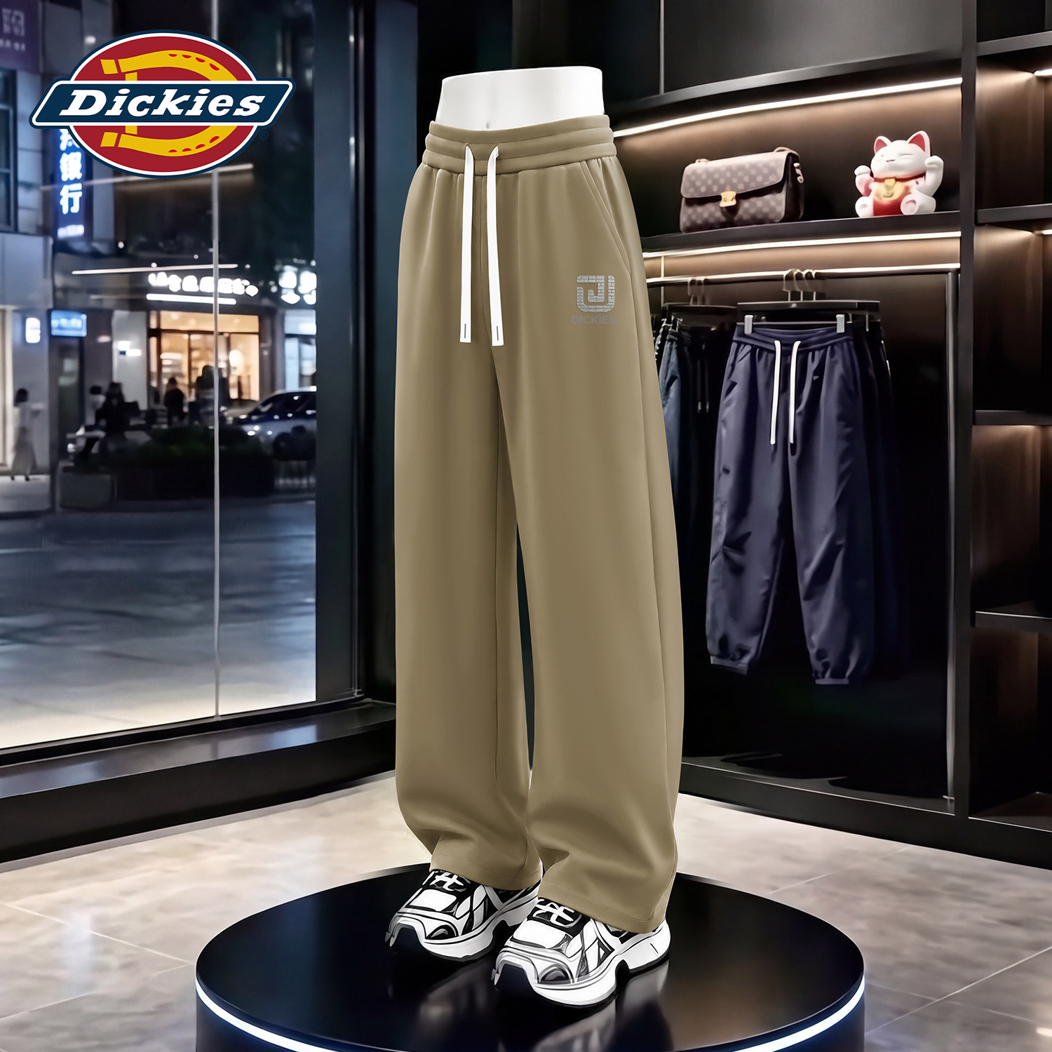 Dickies青少年直筒休闲卫裤男款