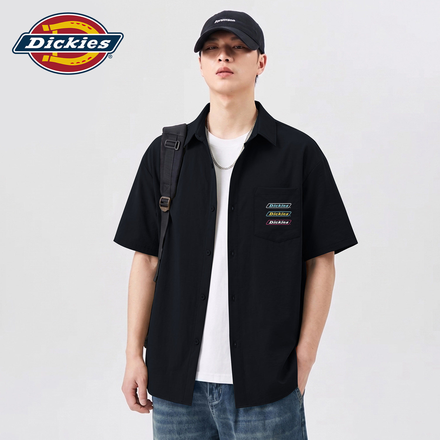 Dickies青少年冰丝短袖衬衫2026