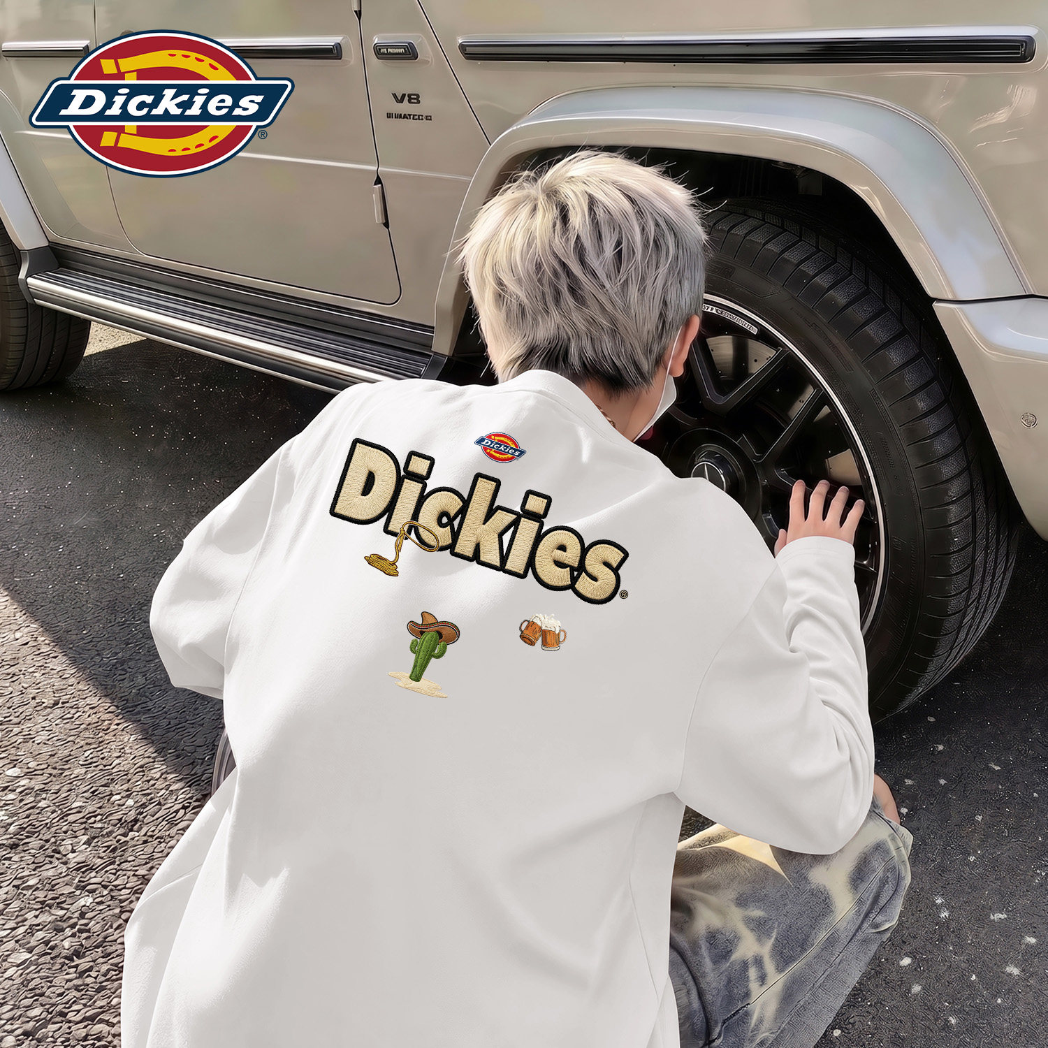 Dickies美式纯棉长袖T恤男士