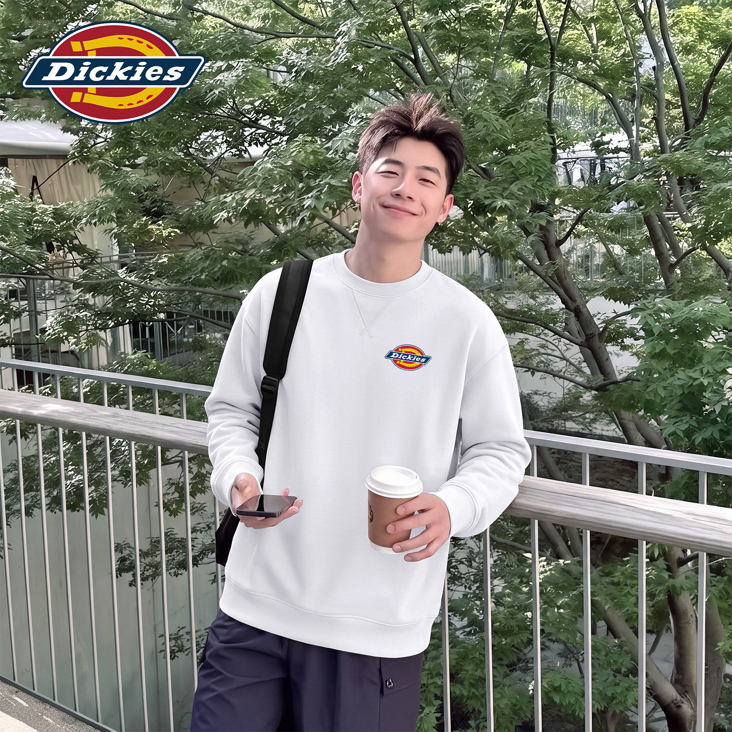 Dickies美式潮牌三角卫衣男士
