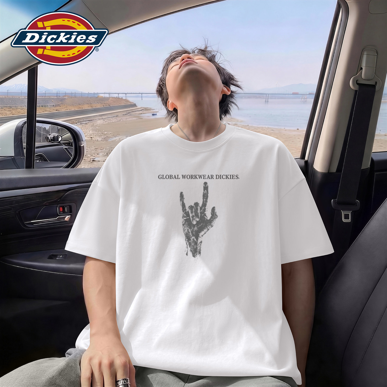Dickies白色男生短袖T恤2026