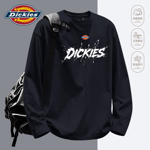 Dickies黑色长袖T恤2026秋季新