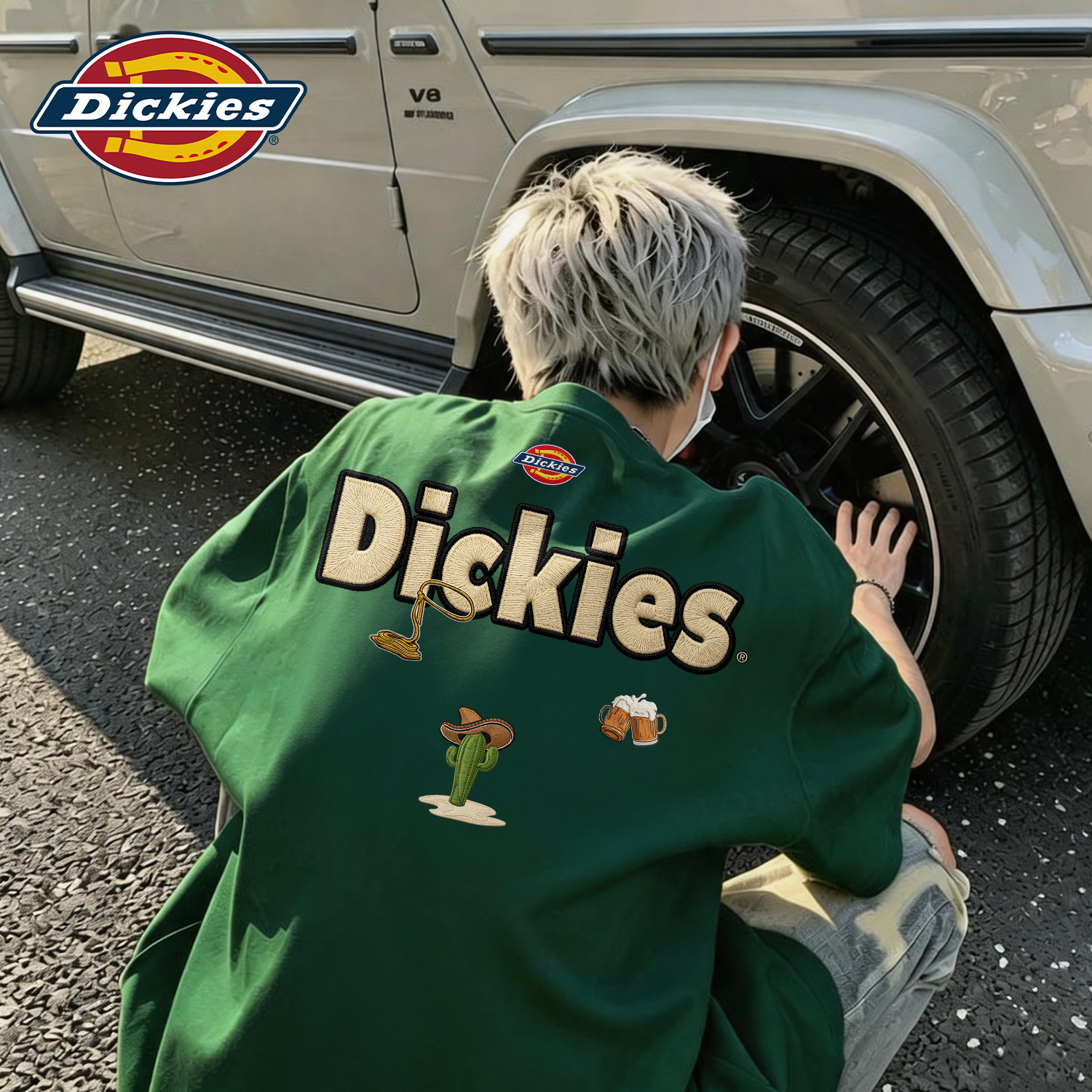 Dickies男士小众印花短袖T恤