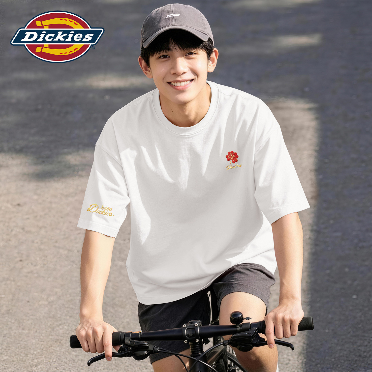 Dickies夏季印花纯棉短袖T恤