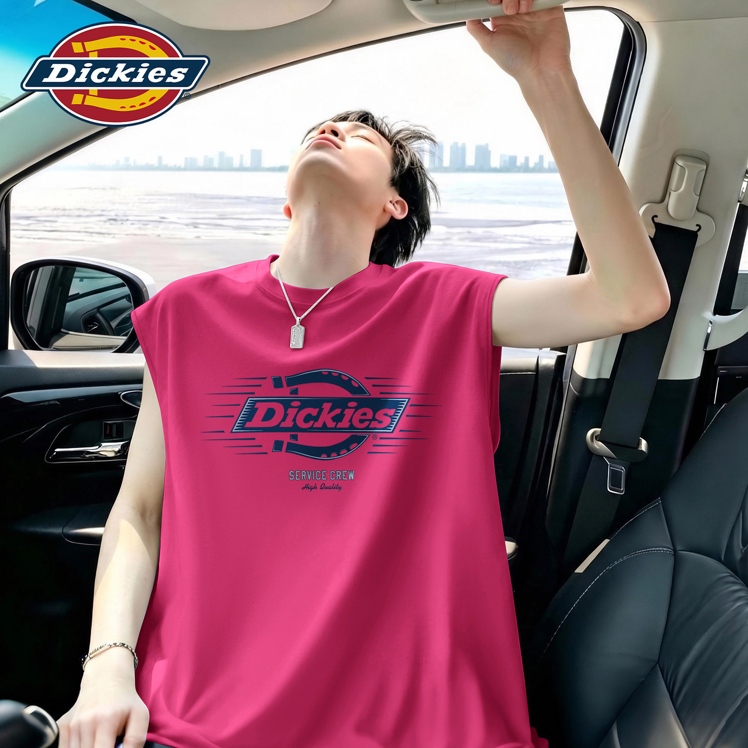 Dickies青少年运动纯棉背心男款