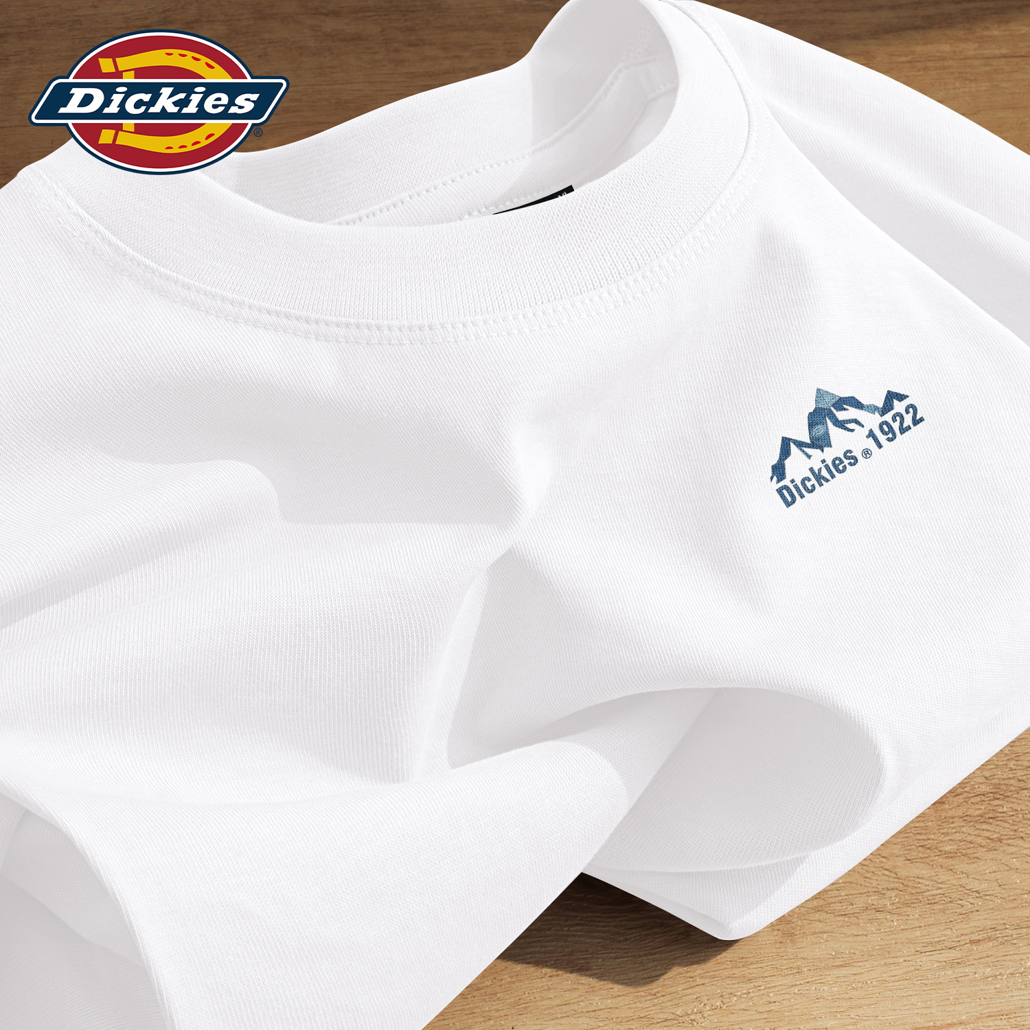 Dickies新款圆领纯棉长袖T恤男款