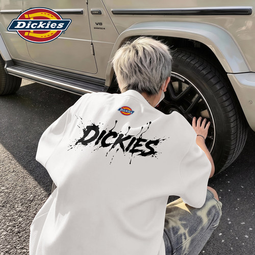 Dickies白色美式男生短袖T恤