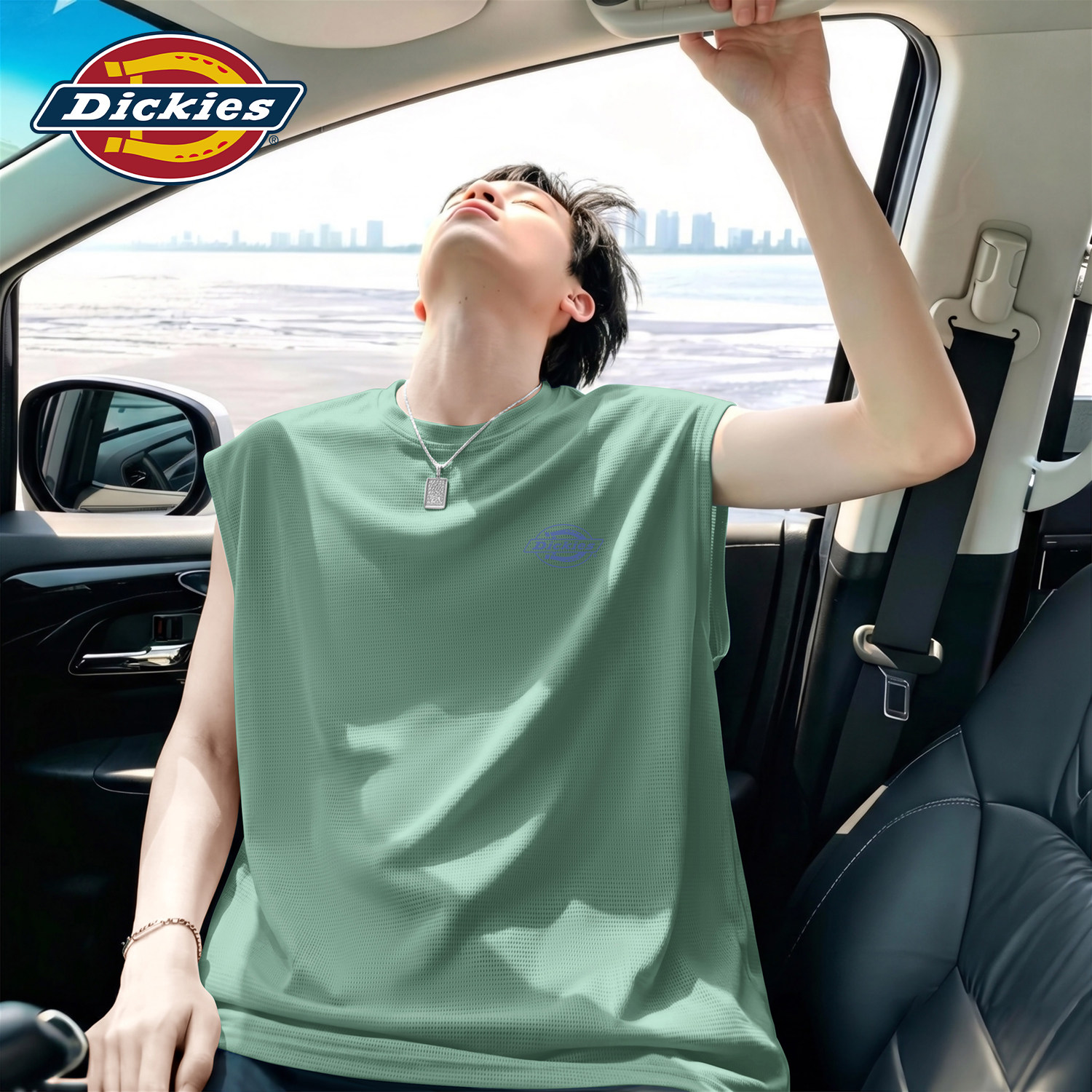 Dickies夏季无袖背心男生2026夏