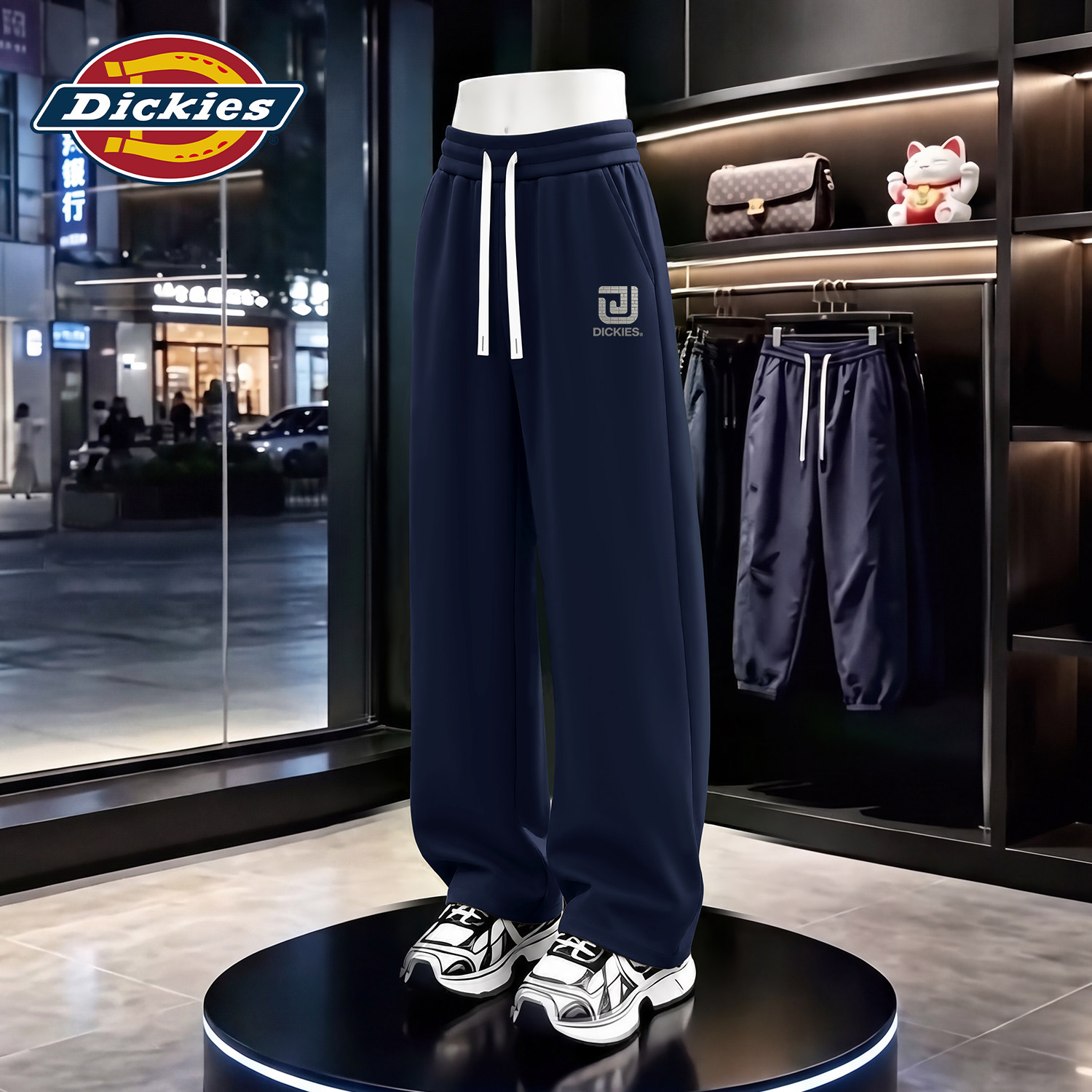 Dickies美式重磅运动休闲卫裤男