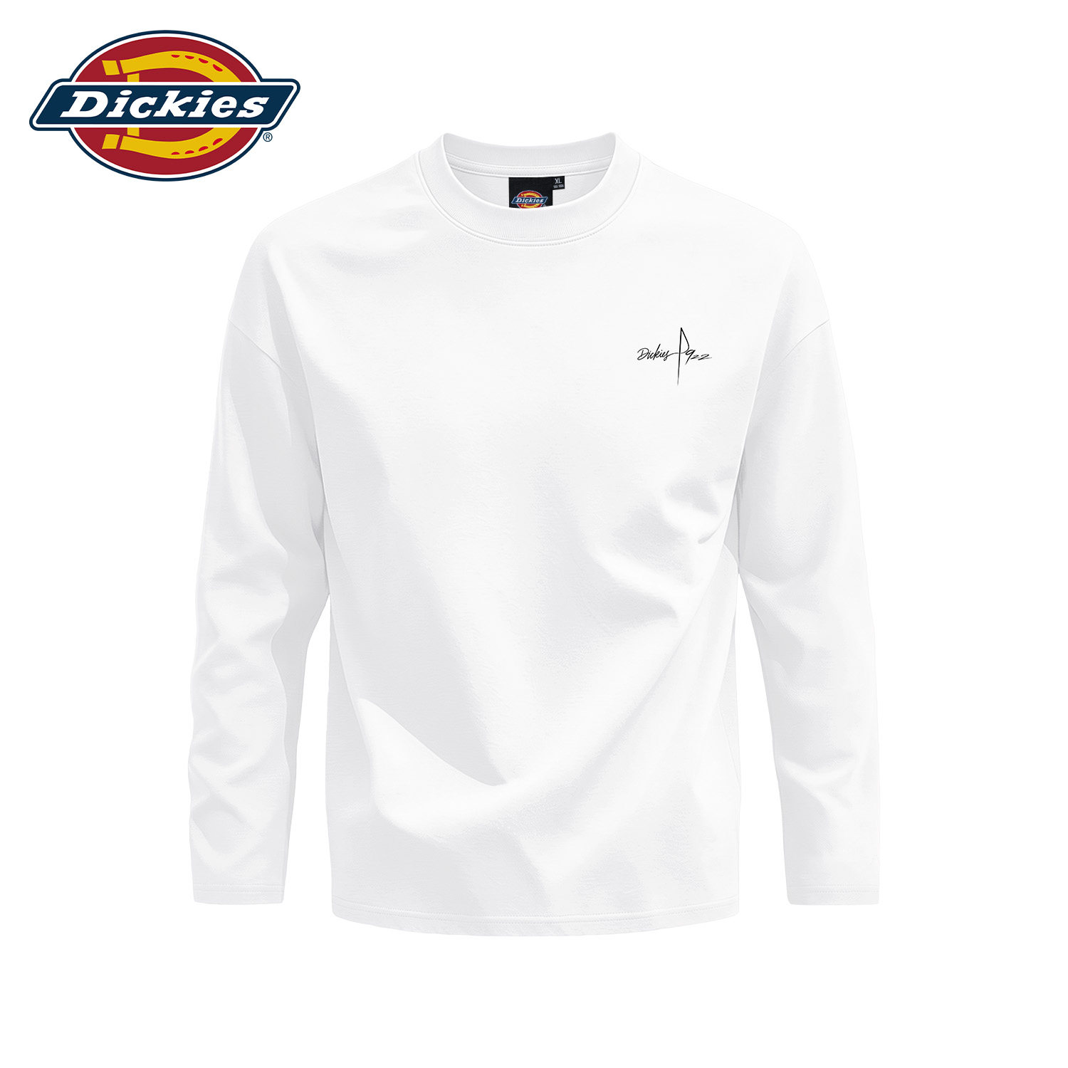 Dickies白色长袖T恤2026秋季新款