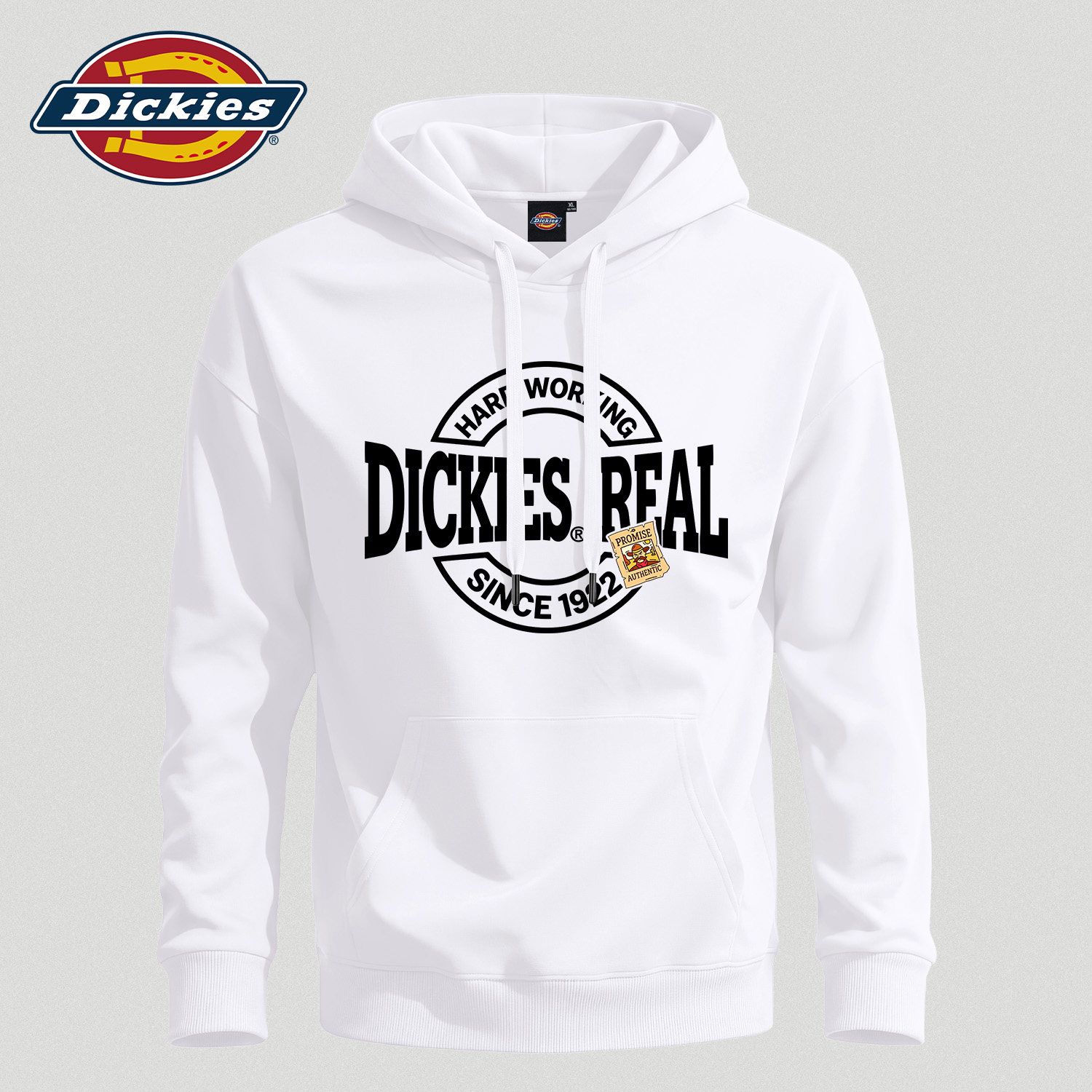Dickies白色百搭卫衣男款秋季新