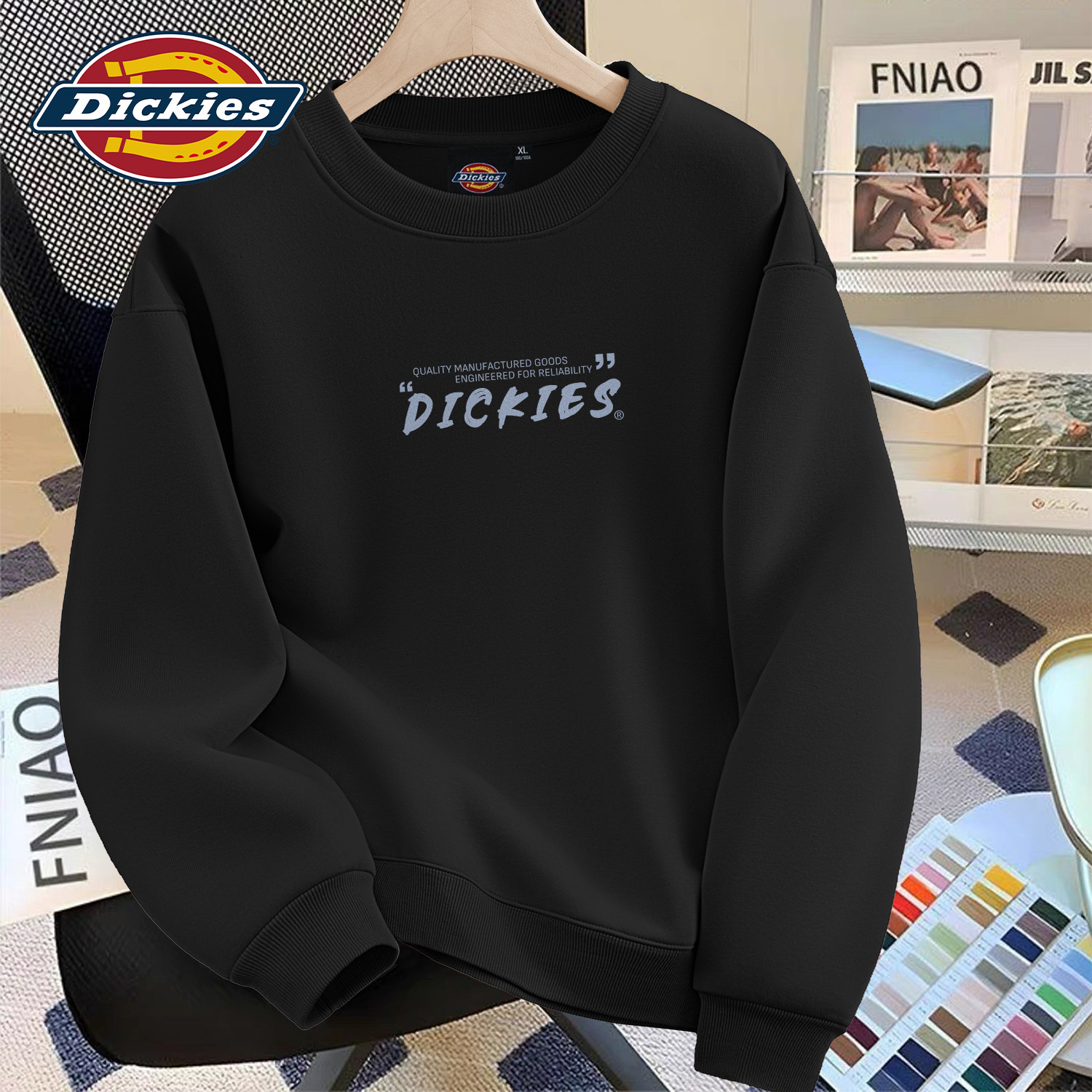 Dickies男士圆领卫衣2026秋新款