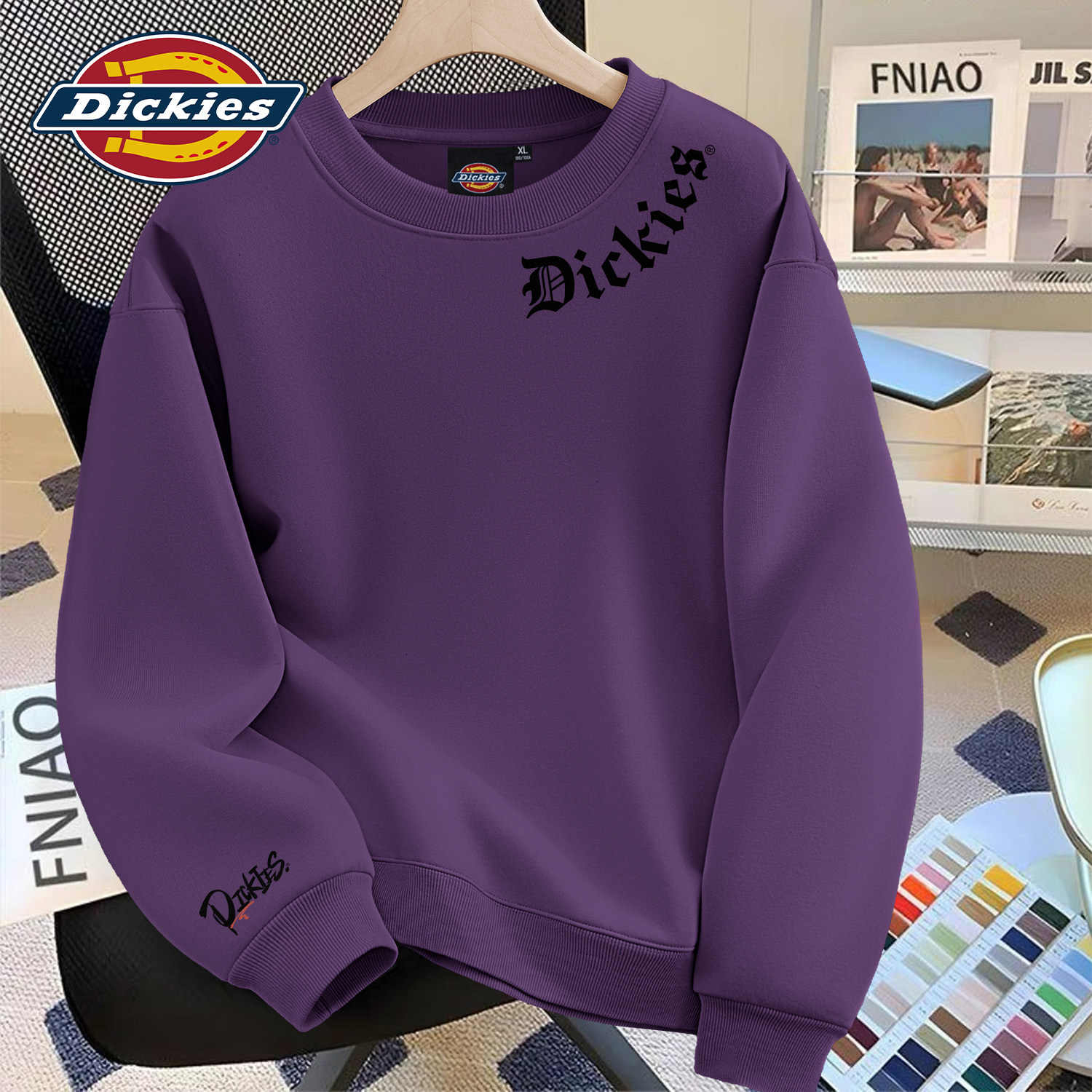 Dickies休闲圆领卫衣男士2026秋