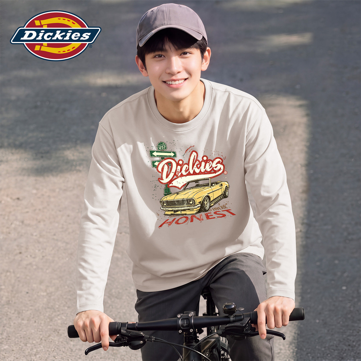 Dickies男生长袖T恤2026秋季