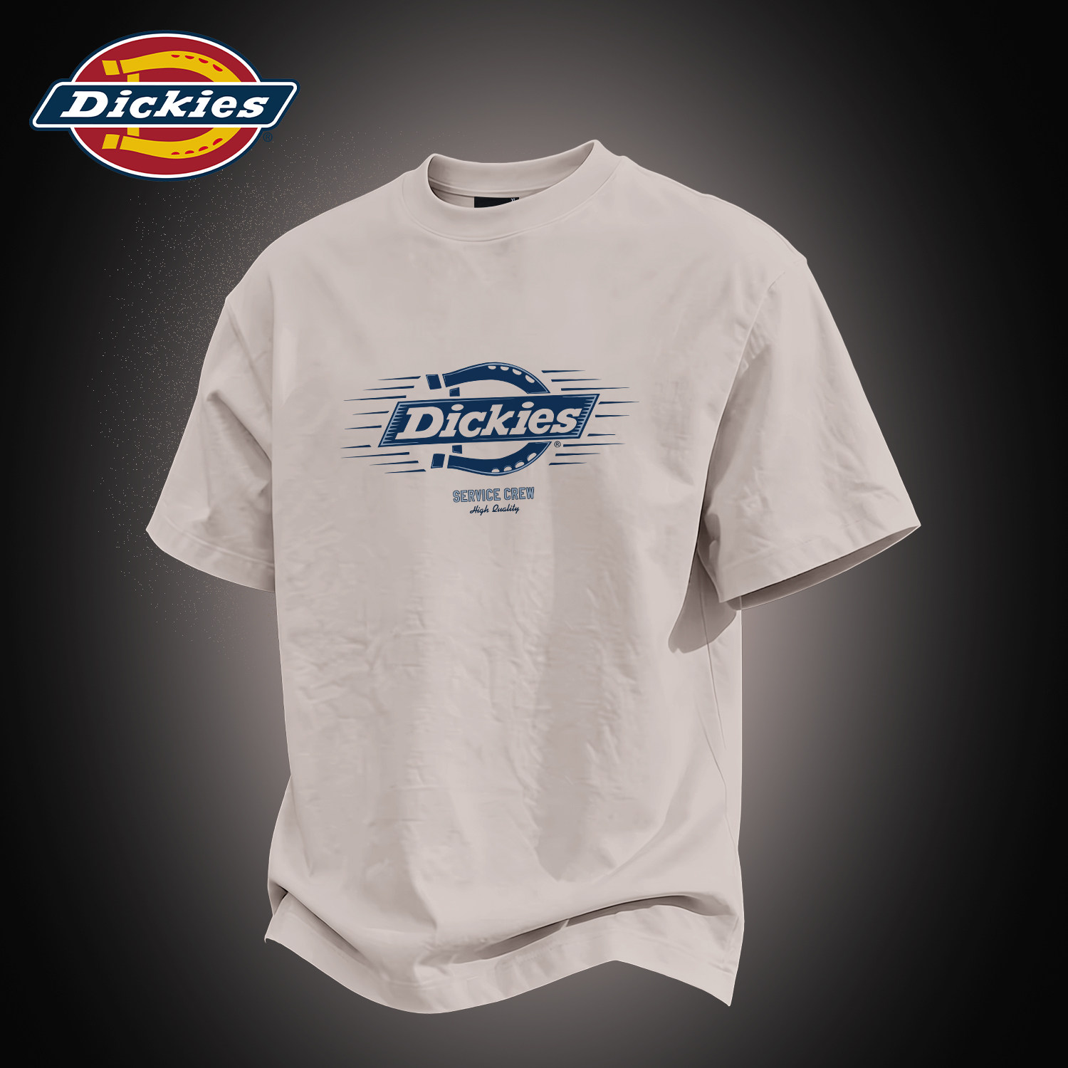 Dickies海鸥灰纯棉短袖T恤男生