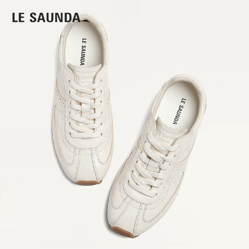 LESAUNDA/莱尔斯丹德训小白鞋