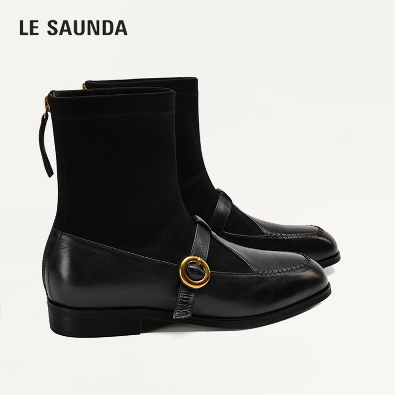 LESAUNDA/莱尔斯丹加绒时装靴