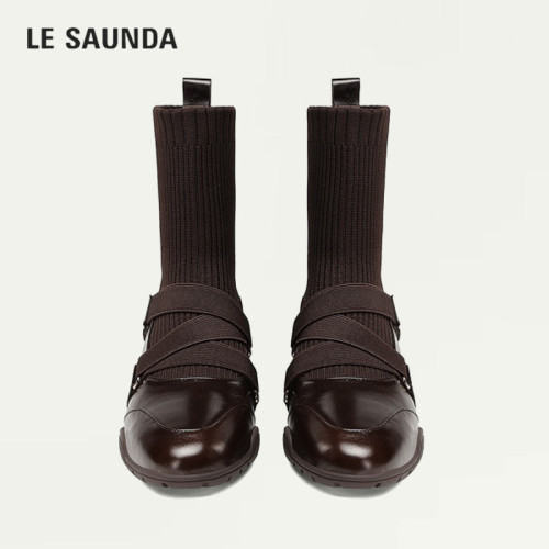 LESAUNDA/莱尔斯丹绑带弹力袜靴