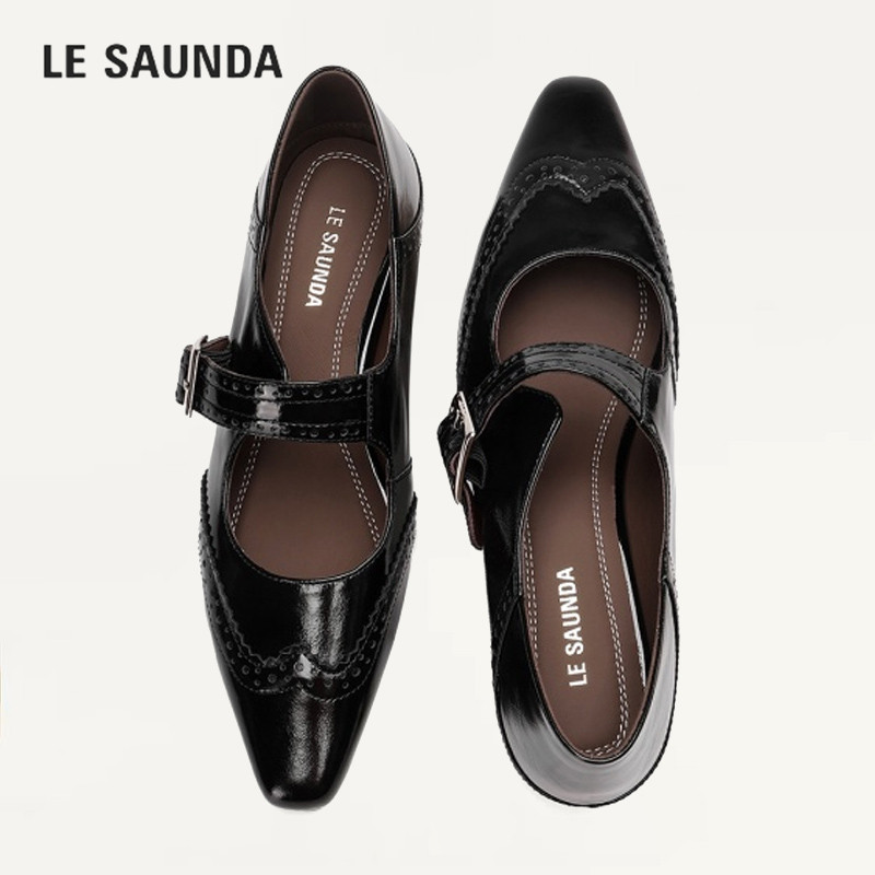 LESAUNDA/莱尔斯丹魔术贴单鞋