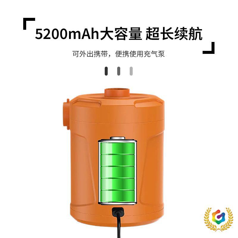 ?户外电动充气泵家用车载便携抽吸两用电动泵充气抽气电泵大功率
