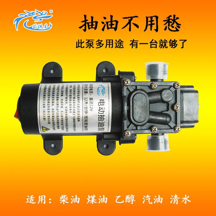 微型汽油柴油直流12V电动抽油泵24V汽车油箱加油机220V自吸抽水泵
