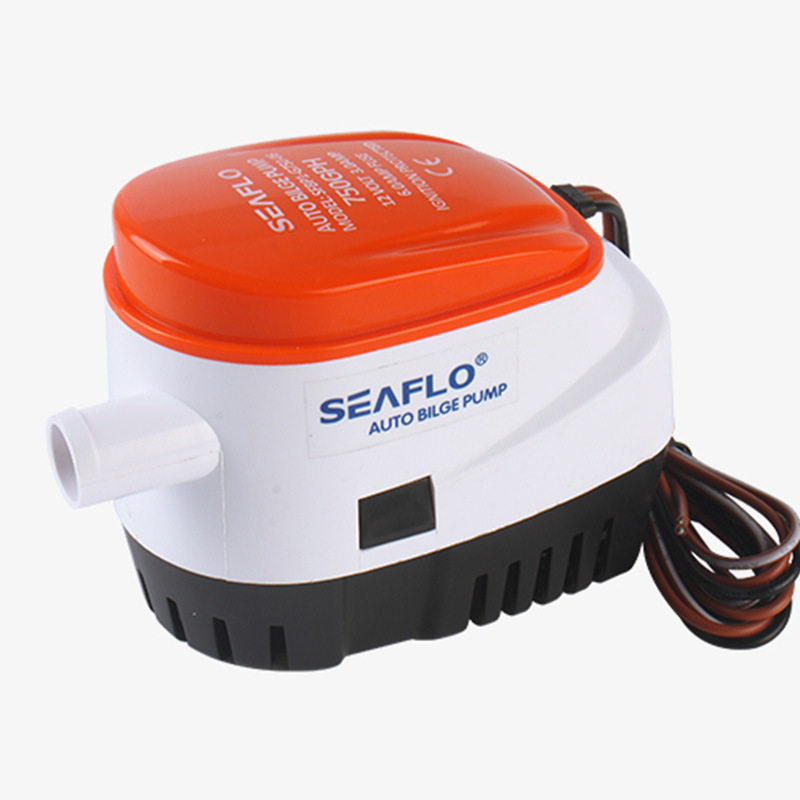 SEAFLO船用舱底排水泵12V潜水小型直流游快艇低水位自动24V抽水机