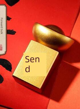 转大发手把件麻将大发元宝创意摆件新品桌面装饰送礼解压摆件铜雕