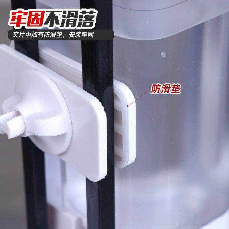 独立碗挂笼猫狗饮水器宠物喝水器围栏开盖加水狗狗饮水机悬挂式碗