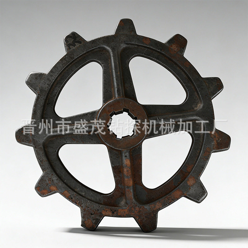 驱动轮履带除草机用运输车传动轮11齿加厚链轮割草机行走轮