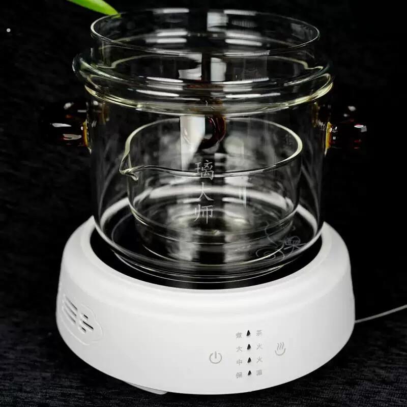 制作纯露专用精油专用玻璃锅器无孔盖子高硼硅蒸馏锅炖锅煲多用锅