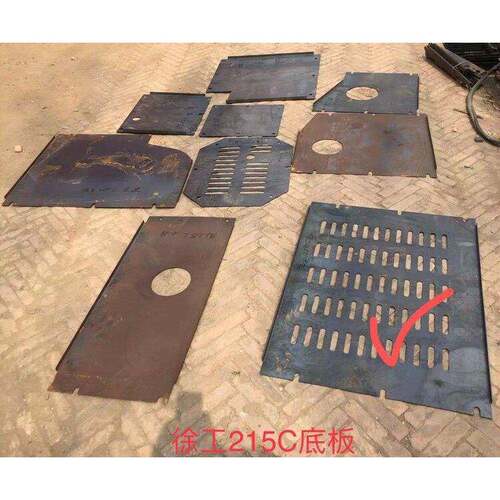 徐工215C挖土机底板 215DA挖土机底盘护板引擎大泵水箱底护板车床