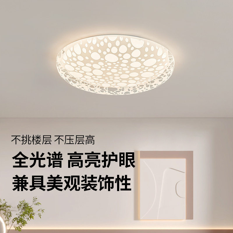 全光谱护眼简约现代主卧吸顶灯