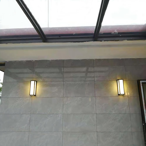 雷达人体感应壁灯阳台露台防水壁灯室内室外庭院门头门口过道壁灯