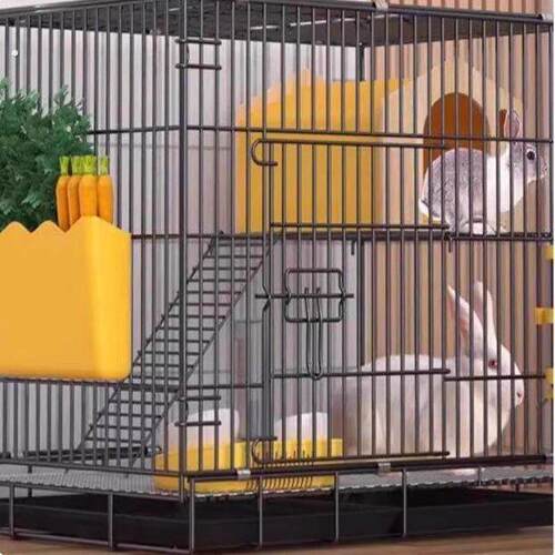 新型兔兔专用笼子大号家用室内养专用荷兰猪豚鼠窝兔子二层别墅