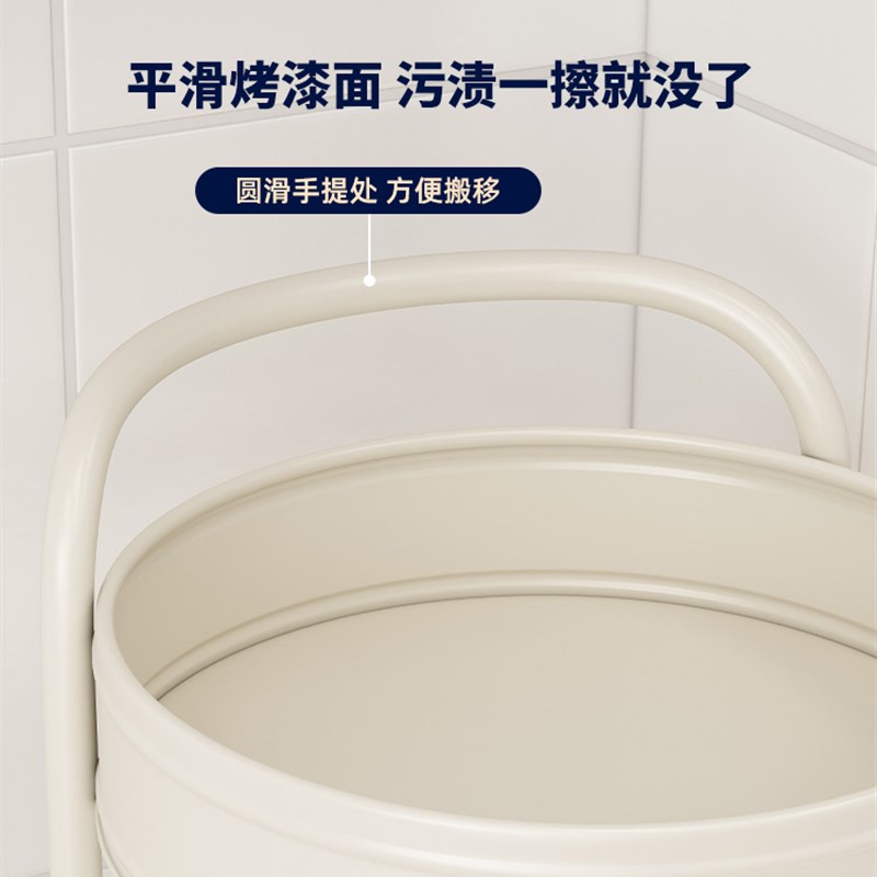 御仕家厨房转盘家用油瓶罐调料架调味品多功能圆形厨卫收纳置物架