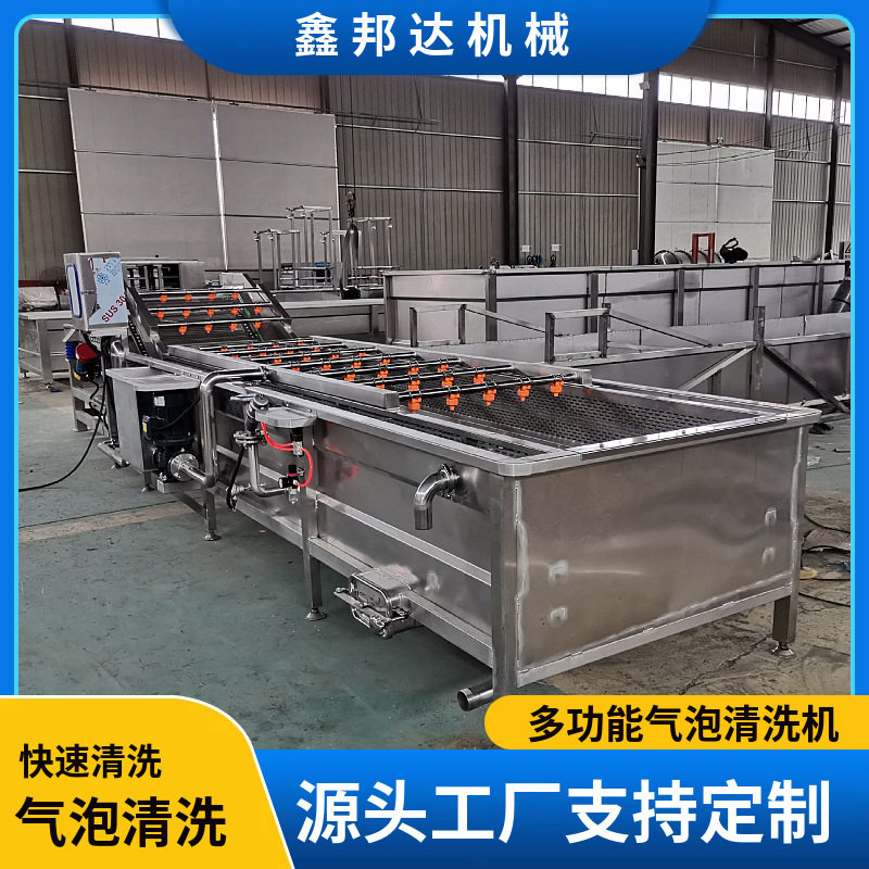 全自动果蔬气泡清洗机