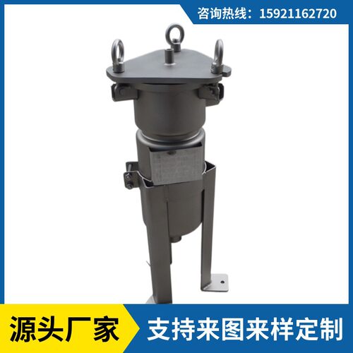 纬福加压不锈钢304 316L袋式吊环快开平板啤酒工业水处理过滤器