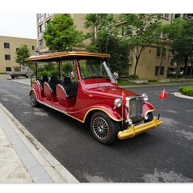厂家直销四轮8座电动观光车八座游览老爷车楼盘看房接送代步车