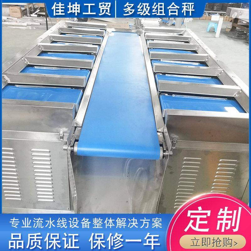 海参鲍鱼定量包装配重组合秤粽子多工位组合秤鱼类定量称重