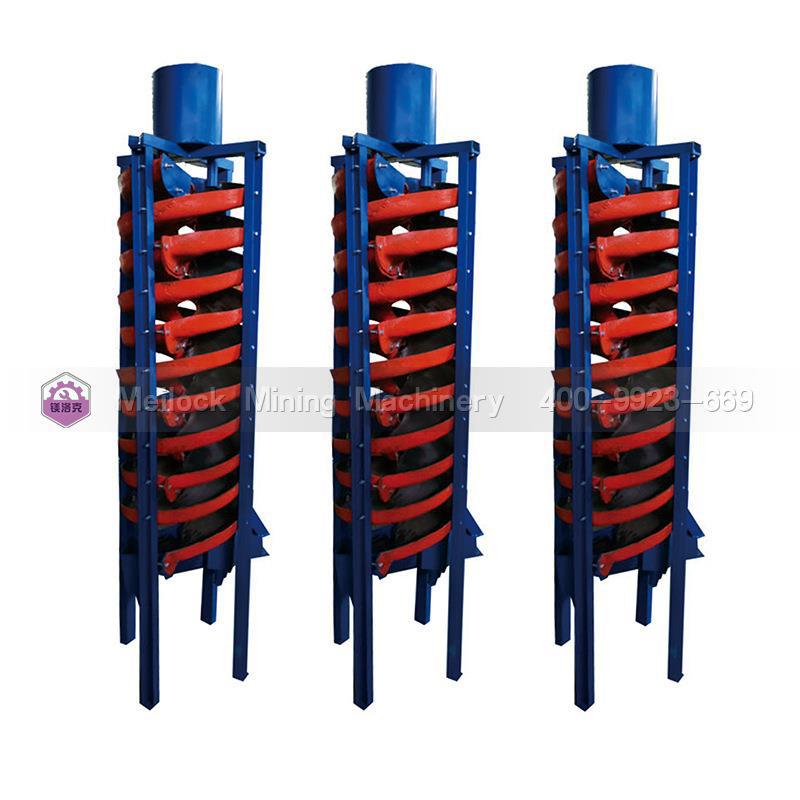 新款批发螺旋溜槽占地面积、空间要小,耗水耗电量也品质可靠洗煤