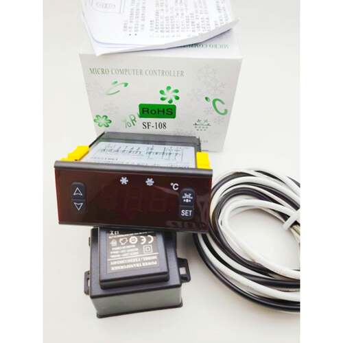 SF-108温控器 电子数字显示温控器冰柜展示柜冰箱冷库冷柜温控器