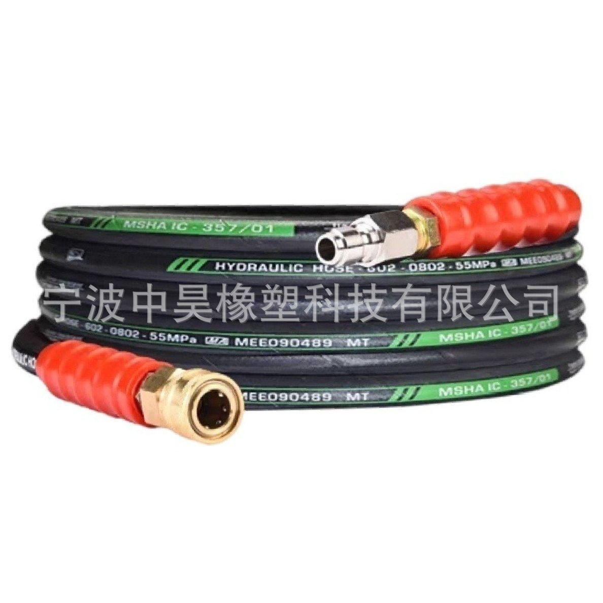 洗车机高压软管3/8快插接头防爆钢丝管橡胶洗车出水耐磨管