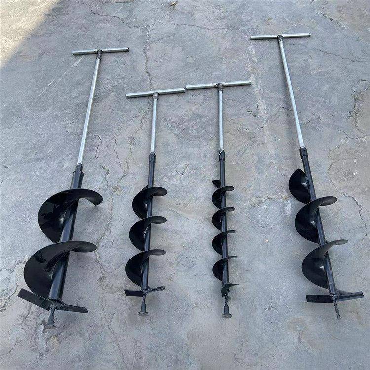 人工手搅管桩掏土机可延长钻杆桩芯掏泥机分节对接挖孔取土工具